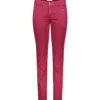 MAC Angela Straight-Leg-Jeans Verzierte Damen Hose Im 5-Pocket-Style Rot