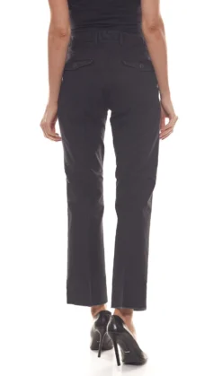 REPLAY Comfort-Fit-Jeans Ausgestellte Damen Ankle-Hose Mit Offenem Saum Schwarz -Mode Reich Geschaft 80737 098 4