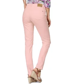 Cheer Jeans-Hose Klassische Damen Hose Im Five-Pocket-Stil Rosa -Mode Reich Geschaft 81975345