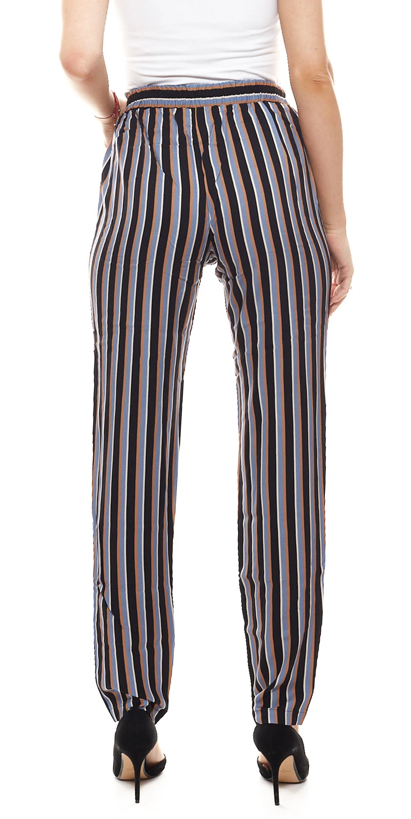 Aniston Freizeit-Hose Klassische Damen Cord-Hose Mit Streifen-Allovermuster Bunt 4 Aniston Freizeit-Hose Klassische Damen Cord-Hose Mit Streifen-Allovermuster Bunt – Bild 4