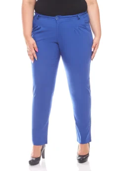 Sheego Casual Chino-Hose Große Größen Royal-Blau