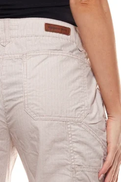 OPUS 7/8-Hose Geschmackvolle Damen Stoff-Hose Mit Streifenmuster Beige -Mode Reich Geschaft 9064162 Sand 2