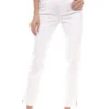 MAC Angela 5 7/8-Hose Modisch Schlichte Damen Stoff-Hose 5-Pocket-Style Weiß