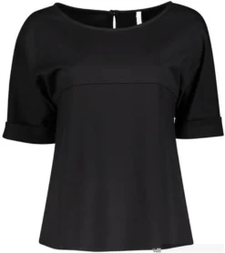 IMP By IMPERIAL Rundhals-Shirt Zeitloses Damen Sommer T-Shirt Schwarz -Mode Reich Geschaft 90982005