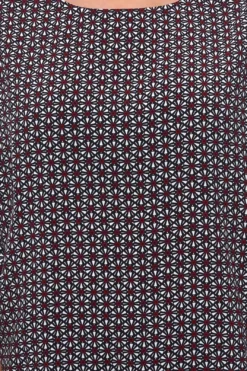 Olsen Love Sea Bluse Modische Damen Tunika Schwarz-Weiß-Rot -Mode Reich Geschaft 92663460 3