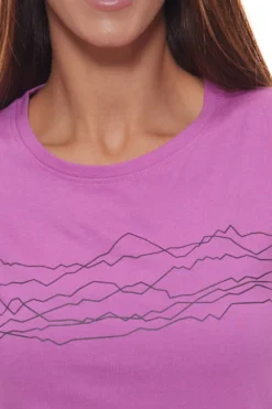 LACD Miracle T-Shirt Farbenfrohes Sommer-Shirt T-Shirt Für Damen Bio Baumwolle Pink -Mode Reich Geschaft 9434 30 4