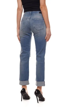 Scotch &amp; Soda Jeans Moderne Damen Regular-Fit Jeans In Destroyed-Look Blau -Mode Reich Geschaft 9579289 Hellblau 4