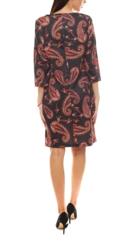 Aniston CASUAL Kleid Modisches Damen Ausgeh-Kleid Im Paisley-Style Schwarz -Mode Reich Geschaft 98227213 2