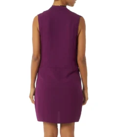 AUDEN CAVILL Damen Mini-Kleid Aleece AC19S DRW3519 Aubergine -Mode Reich Geschaft AC19S DRW3519 V1720 DAMSON ALEECE