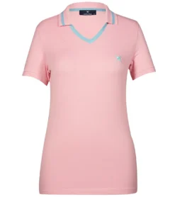 AUDEN CAVILL Regina Damen Polo-Hemd Freizeit-Shirt AC19S PLW10005 Rosa