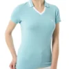 AUDEN CAVILL Regina Damen Polo-Hemd Freizeit-Shirt AC19S PLW10005 V1628 Blau