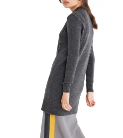 AUDEN CAVILL Iniga Damen Mini-Kleid Strick-Kleid AC19W KW2024 V1714 Anthrazit -Mode Reich Geschaft AC19W KW2024 V1714 ANTHRACITE INIGA