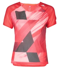 Adidas Adizero Lauf-Shirt Luftiges T-Shirt Für Frauen Mit ClimaLite Rot -Mode Reich Geschaft AX8590 2