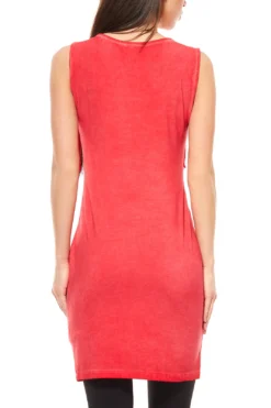 AjC Damen Mini Fransenkleid Freizeitkleid Rot -Mode Reich Geschaft AjC 433560 1