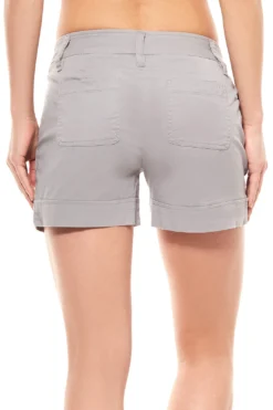AjC Hotpants Damen Kurze Hose Regular Fit Grau 7 AjC Hotpants Damen Kurze Hose Regular Fit Grau -Mode Reich Geschaft AjC 536776 3