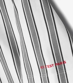 NIKE Air Jordan X Paris St. Germain Graphic Tee Damen Crop-Top DM4998-100 Weiß/Grau -Mode Reich Geschaft DM4998 100 3