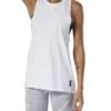 Reebok Tank Top Stylisches Damen Sport-Shirt Mit Ausgeschnittenem Rücken Weiß