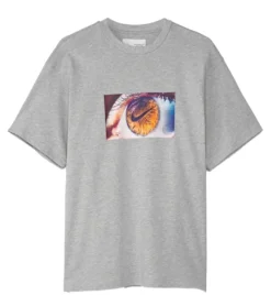 NIKE NRG EYE BRAND TEE Baumwoll-Shirt Unisex-Sommer-Shirt DX5831-050 Grau