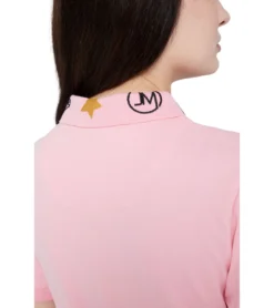 JEREMY MEEKS Damen Polo-Shirt Elisa Mit Kentkragen Pink -Mode Reich Geschaft ELISA 20S JMW3004 Pink 5