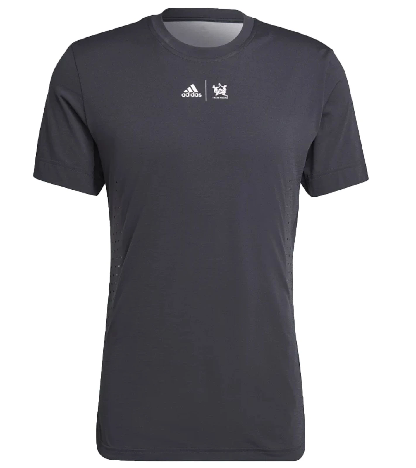 Adidas X Thebe Magugu New York Grafik Tee Tennis-Shirt Sport T-Shirt Mit AEROREADY HH8774 Schwarz 3 Adidas X Thebe Magugu New York Grafik Tee Tennis-Shirt Sport T-Shirt Mit AEROREADY HH8774 Schwarz – Bild 3
