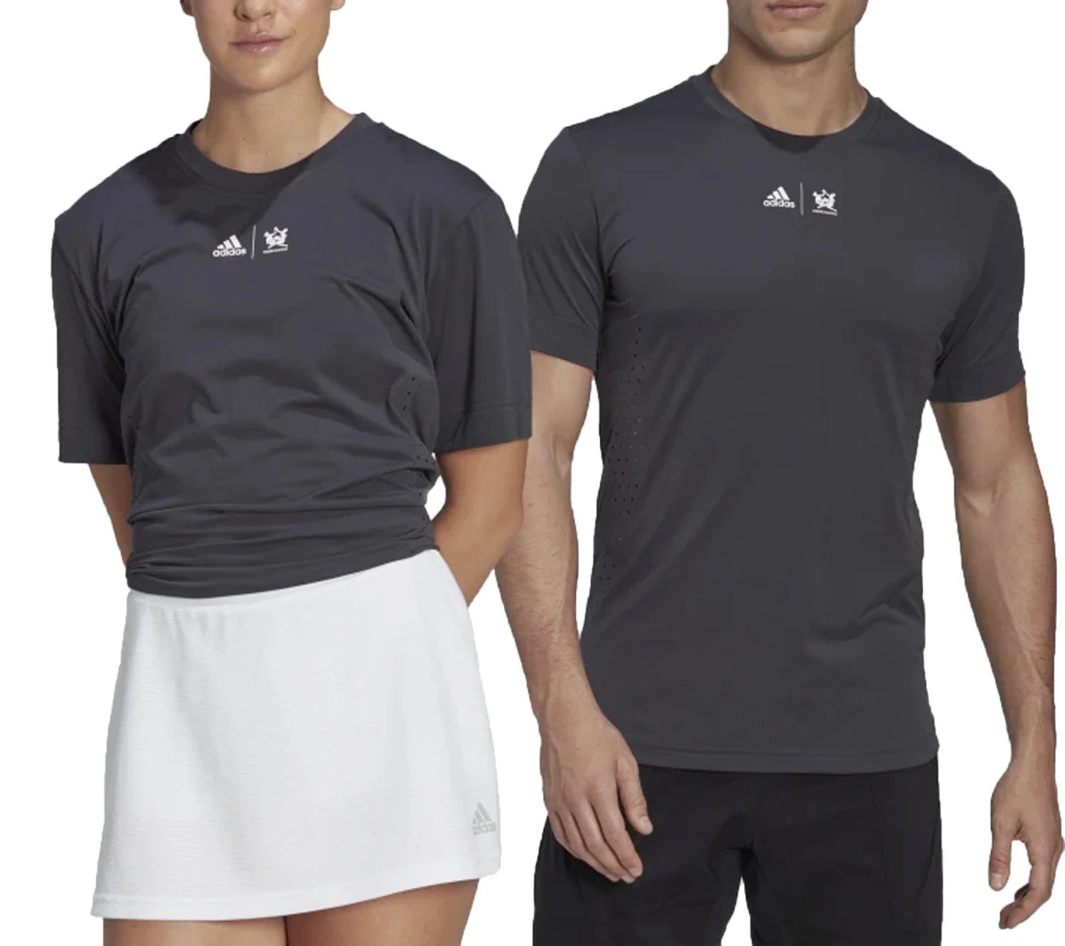 Adidas X Thebe Magugu New York Grafik Tee Tennis-Shirt Sport T-Shirt Mit AEROREADY HH8774 Schwarz 1 Adidas X Thebe Magugu New York Grafik Tee Tennis-Shirt Sport T-Shirt Mit AEROREADY HH8774 Schwarz