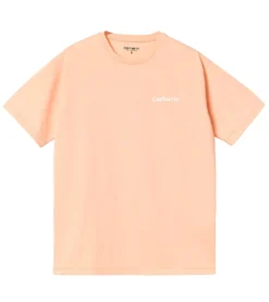 Carhartt Eternity Damen T-Shirt Kurzarm-Shirt Mit Logo-Print I030160.0UY.XX.03 Rosa