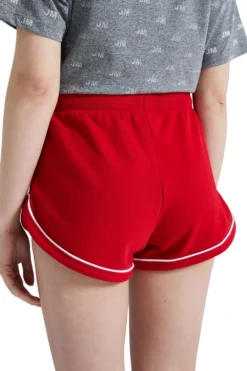 JEREMY MEEKS Damen Hot Pants Sweat-Hose Mit Glitzersteinen Ilva Rot -Mode Reich Geschaft ILVA 20W JMW7004 Red 5