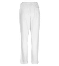NAPAPIJRI Milbank Stoff-Hose Sommerliche Damen Leinen-Hose Weiß -Mode Reich Geschaft M0YIKE 002 Bright White 1
