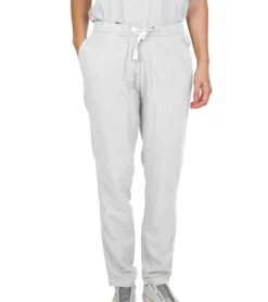 NAPAPIJRI Milbank Stoff-Hose Sommerliche Damen Leinen-Hose Weiß