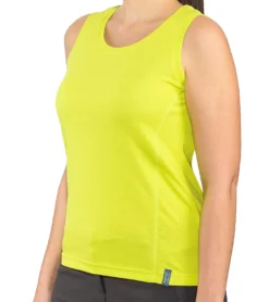 Me°ru´ Wembley Funktions-Top Farbenfrohes Damen Sport-Shirt Fürs Bergsteigen Grün