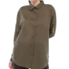 THE NORTH FACE Desercana Top Bluse Zeitloses Damen Langarm-Hemd Khaki