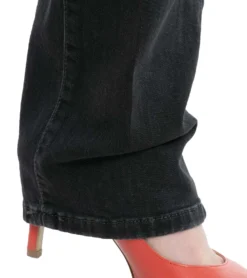 Pepe Jeans Piccadilly Boot Cut-Jeans Modische Damen Mid Waist-Hose Schwarz -Mode Reich Geschaft PL200388WA12 000DENIM 3