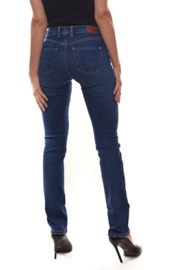 Pepe Jeans Victoria Mid Rise Hose Bequeme Damen Slim-Jeans Blau -Mode Reich Geschaft PL201322GA2 5