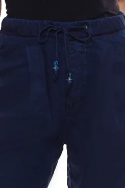 Pepe Jeans Donna Blue Stoff-Hose Bequeme Damen Sommer-Hose Im Jeans-Stil Blau -Mode Reich Geschaft PL203389L 5