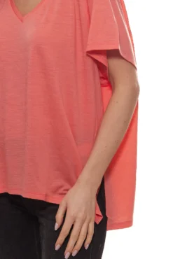 Super.natural Jonser Printed Namaste T-Shirt Bequemes Damen Yoga-Shirt Peach -Mode Reich Geschaft SNW013423 H92 1