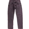 Aries Vintage-Jeans Verwaschene Jeans-Hose Mit Ausgefranstem Bund Violett