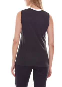 Mizuno Damen Sport-Shirt Volleyball-Top Authentic Team Shirt Schwarz/Weiß -Mode Reich Geschaft V2EA7201 09 5